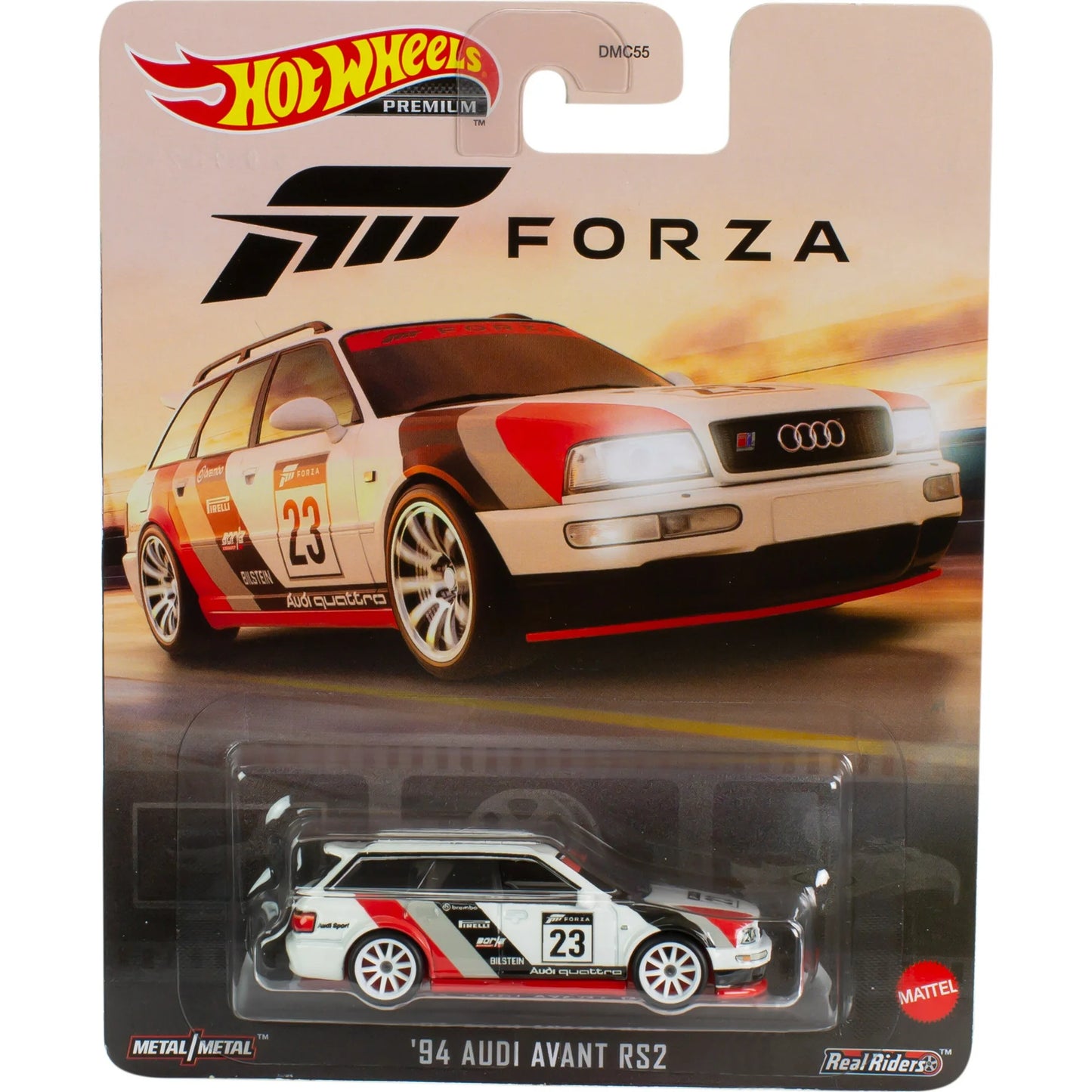 Hot Wheels Audi Avant RS2. Premium. White race