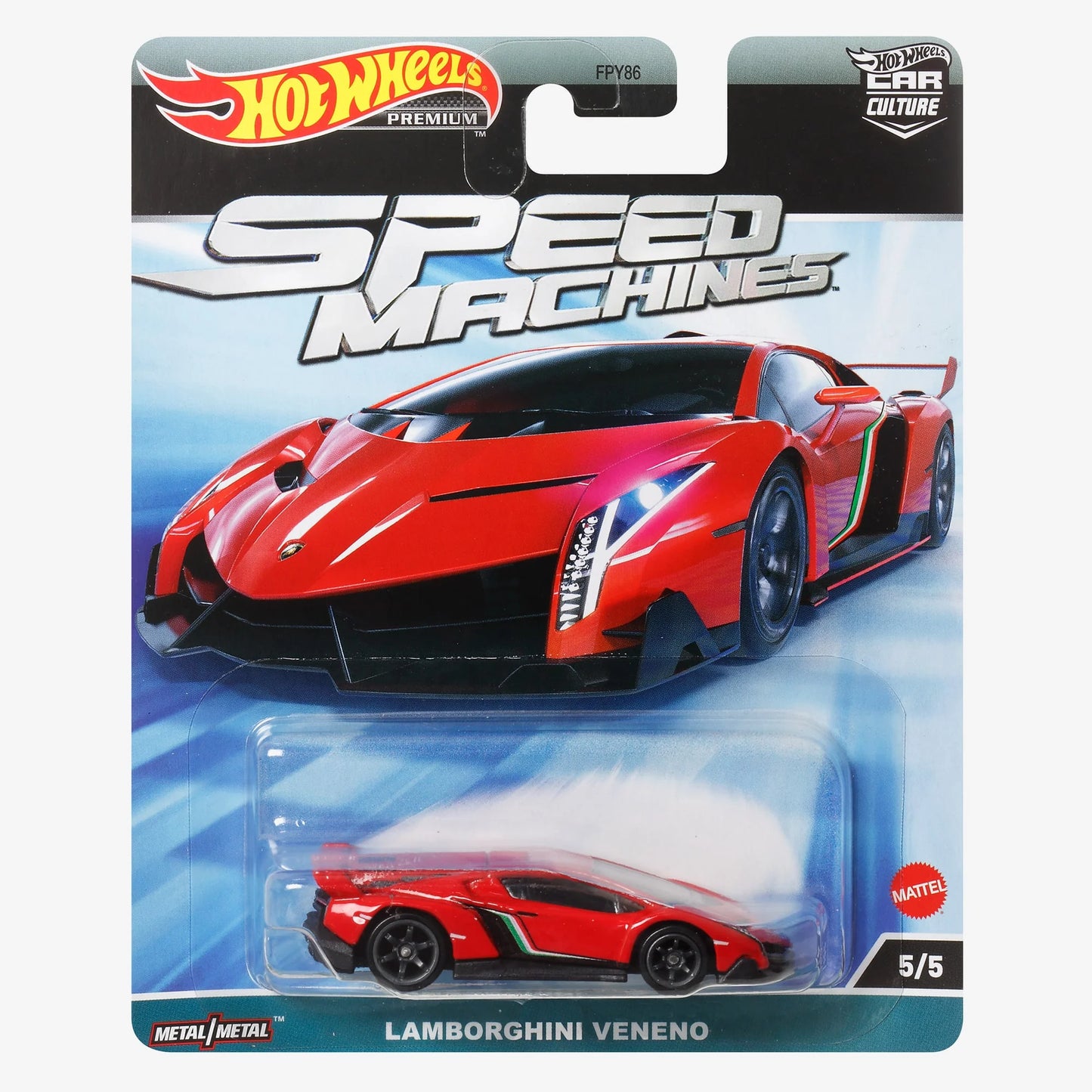 Hot Wheels Lamboghini Veneno. Premium. Red