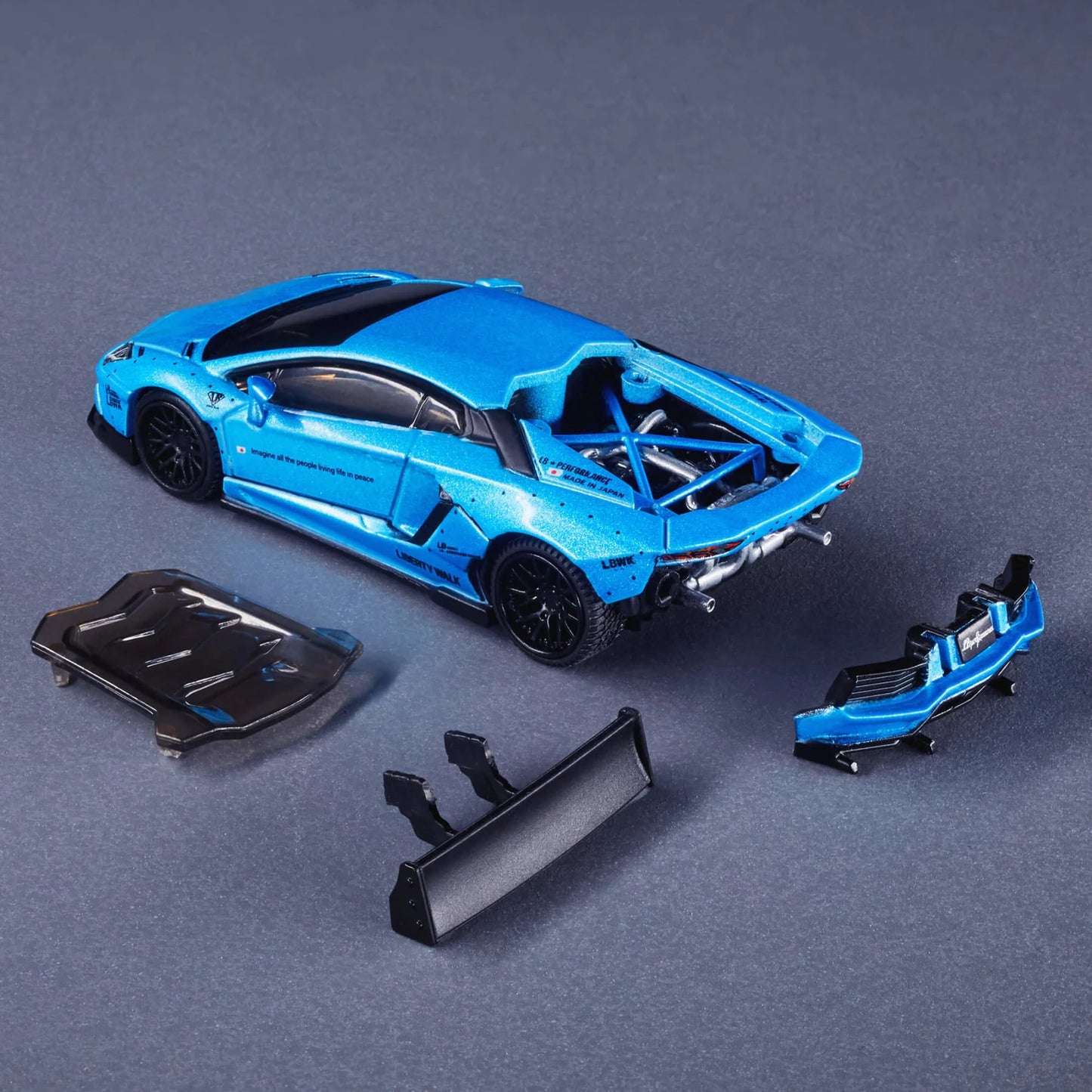Hot Wheels Lamborghini Aventador LP 700 LBWK. Elite. Blue race