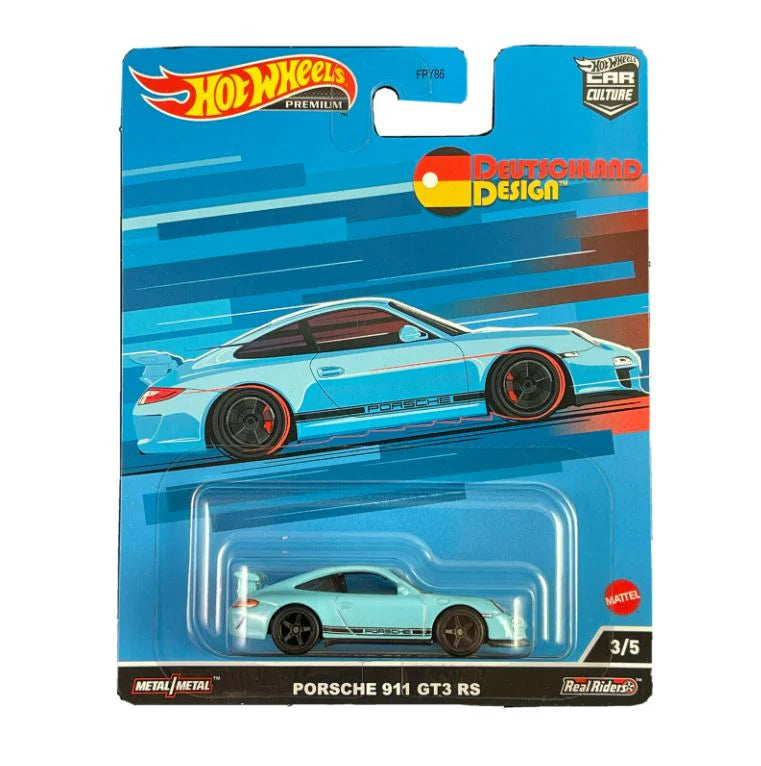 Hot Wheels Porsche 911 GT3. Premium. Blue