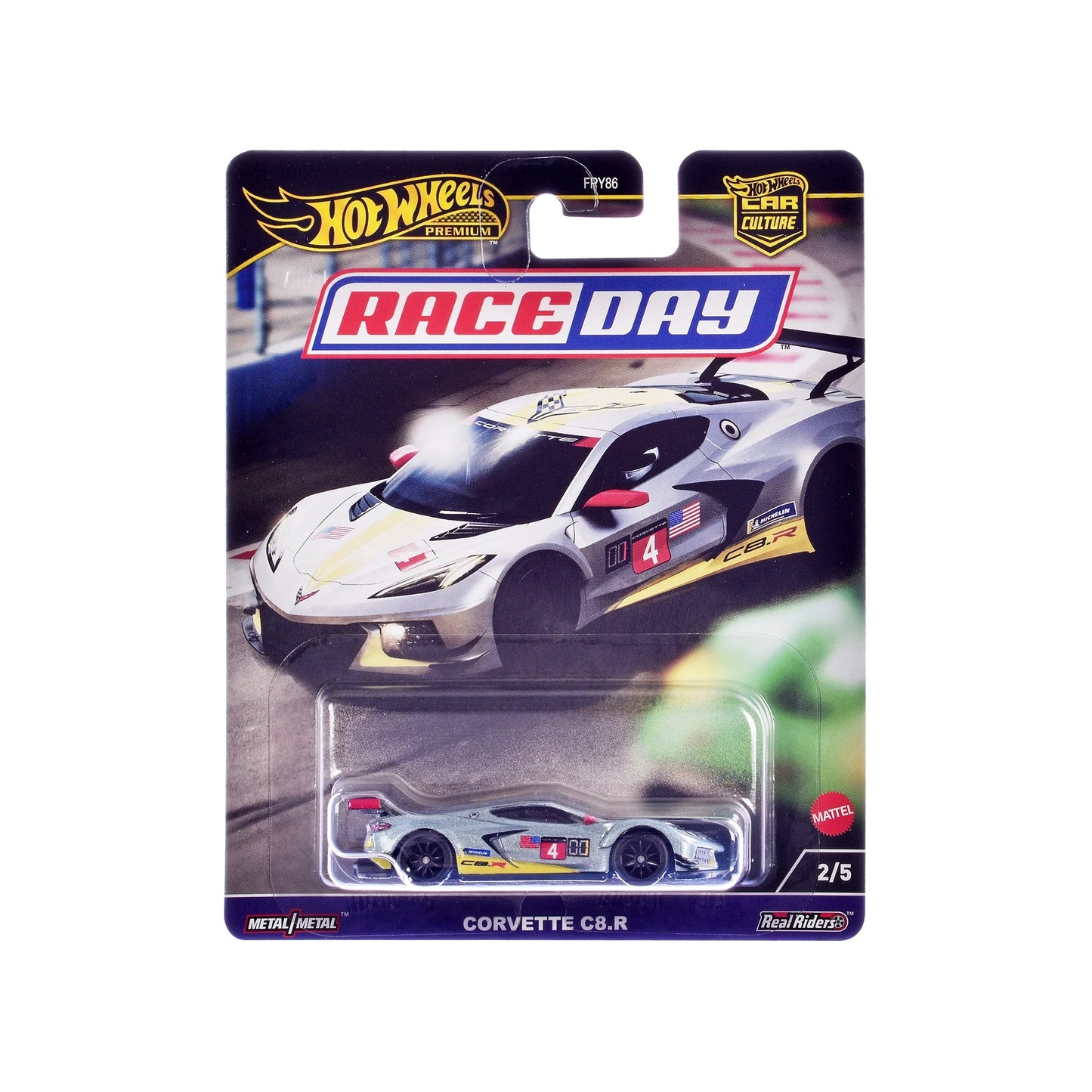 Hot Wheels Race Day Premium set X 5 completo. Incluye 5 carros diferentes.