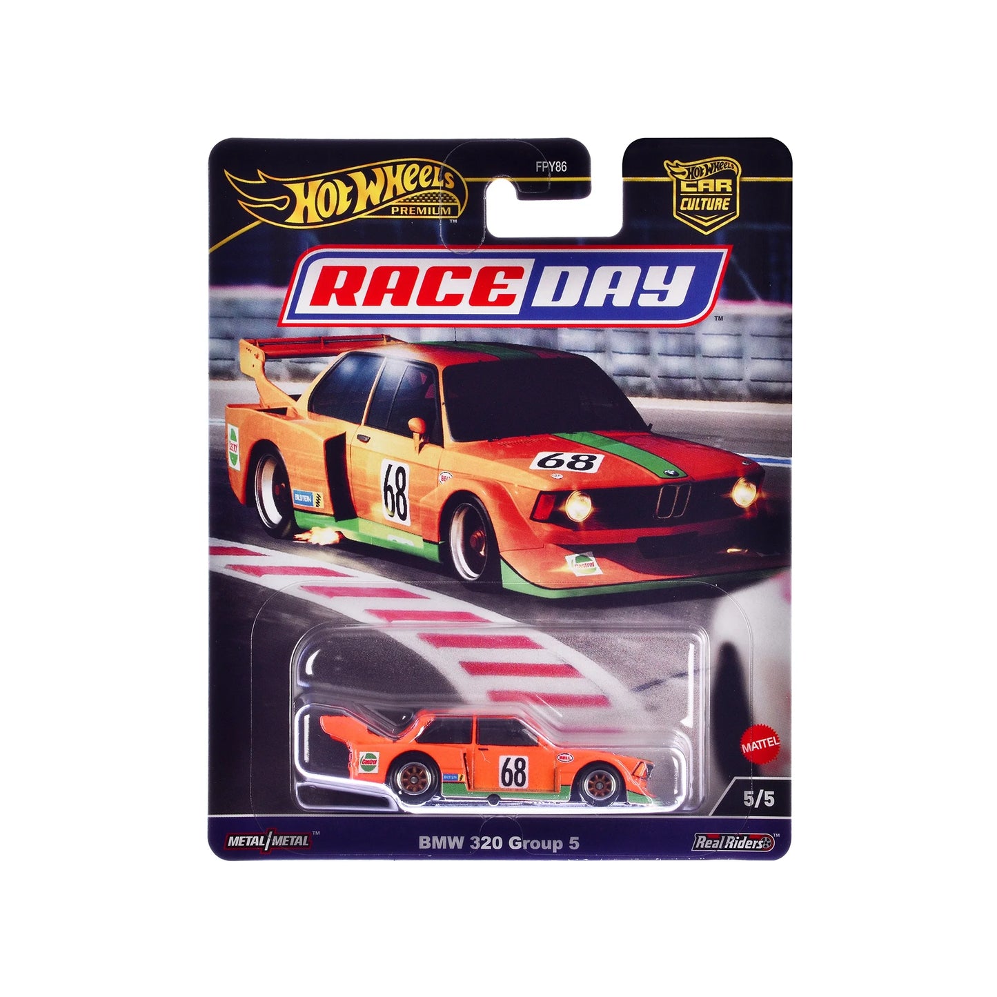Hot Wheels Race Day Premium set X 5 completo. Incluye 5 carros diferentes.
