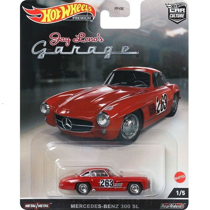 Hot Wheels Mercedes 300sl. Premium. Red
