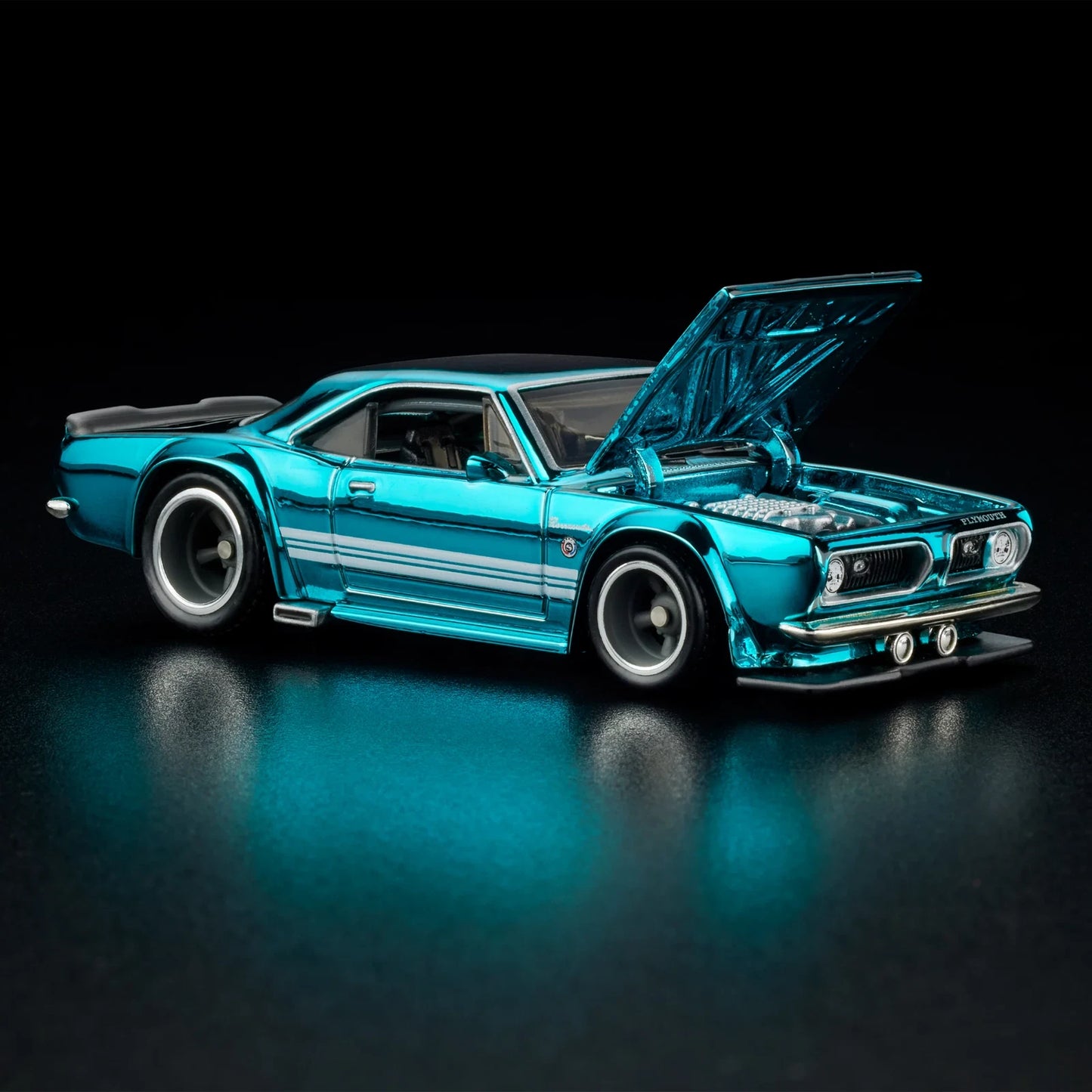 Hot Wheels Plymouth 1968 Custom Barracuda. RLC std. Blue Metallic