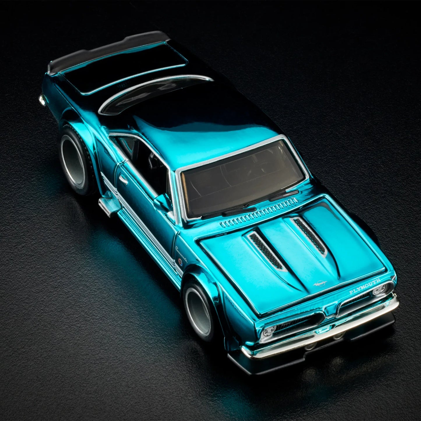 Hot Wheels Plymouth 1968 Custom Barracuda. RLC std. Blue Metallic