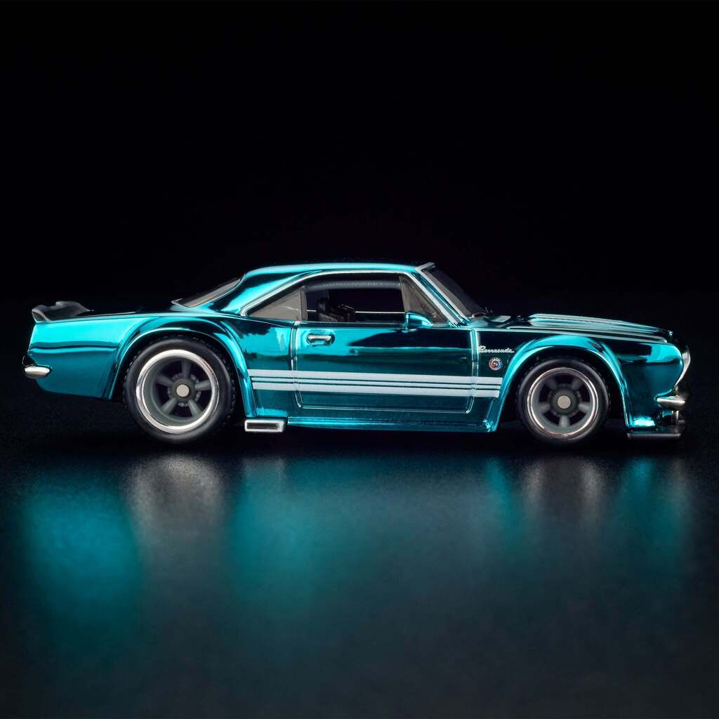 Hot Wheels Plymouth 1968 Custom Barracuda. RLC std. Blue Metallic