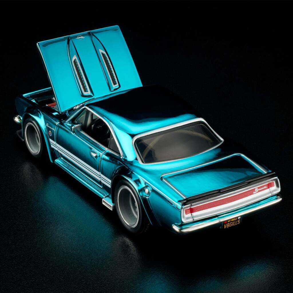 Hot Wheels Plymouth 1968 Custom Barracuda. RLC std. Blue Metallic