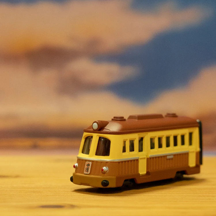 Takara Tomy Studio Ghibli Spirited Away - Unabara Electric Railway. Tomica. Brown