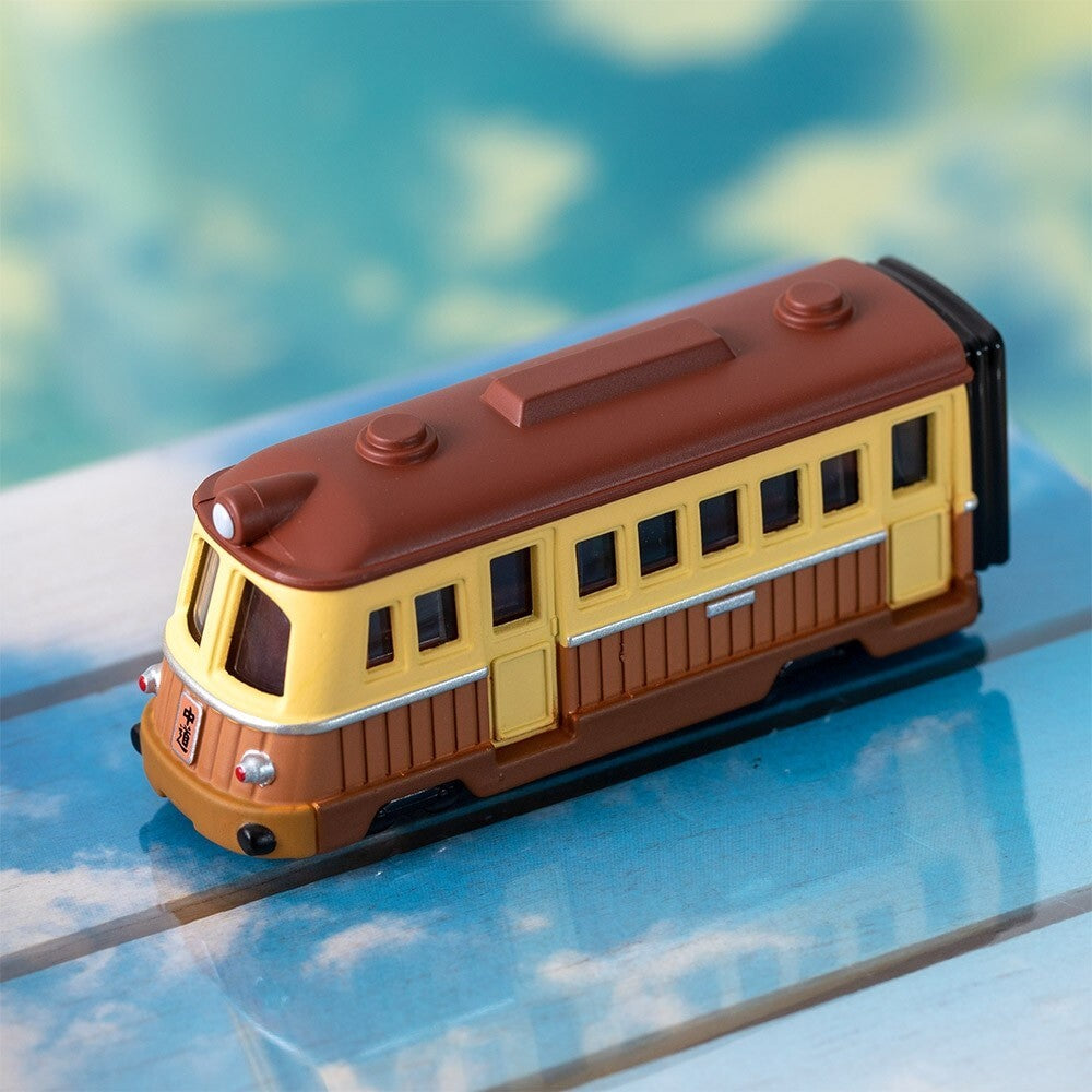 Takara Tomy Studio Ghibli Spirited Away - Unabara Electric Railway. Tomica. Brown