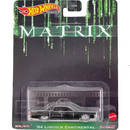 Hot Wheels Lincoln Continental Matrix Car. Premium. Black