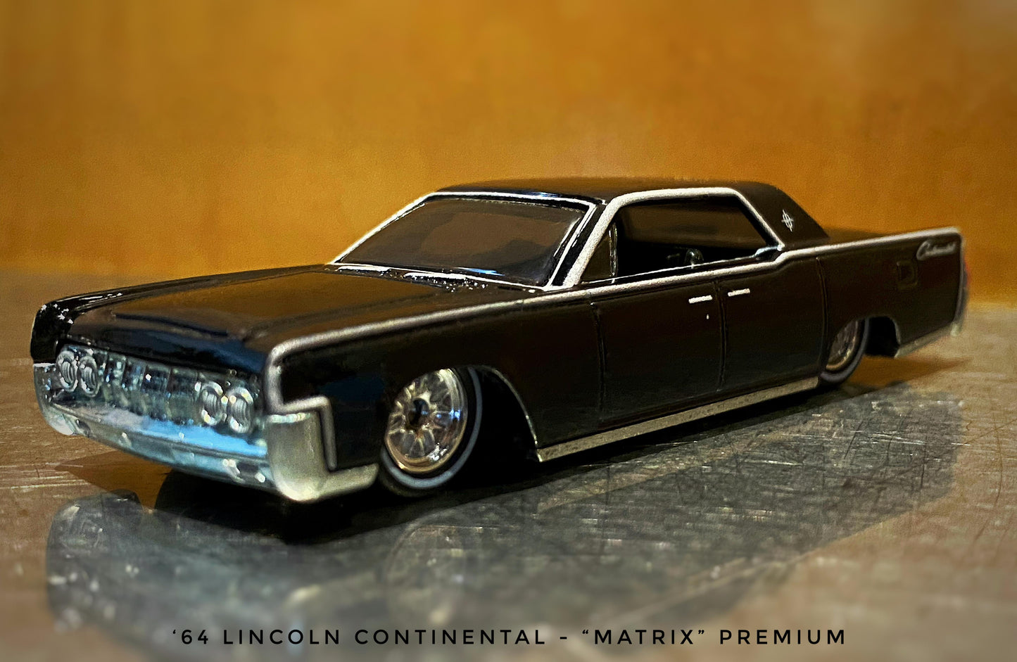 Hot Wheels Lincoln Continental Matrix Car. Premium. Black