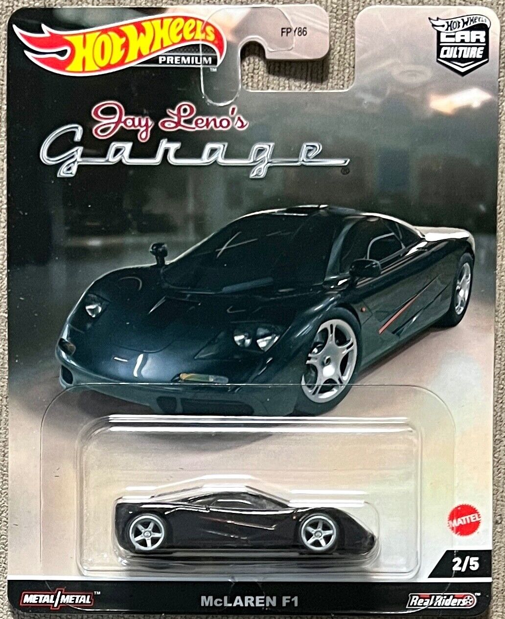 Hot Wheels McLaren F1. Premium. Black