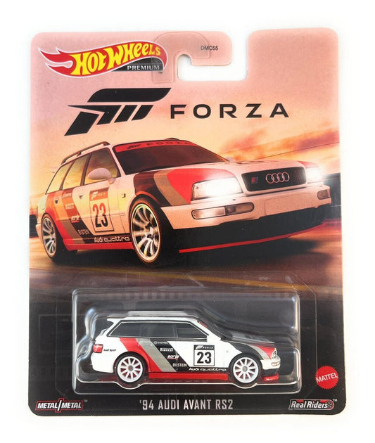 Hot Wheels Audi Avant RS2. Premium. White race