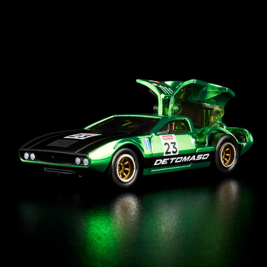 Hot Wheels De Tomaso Mangusta. RLC Deluxe. Green