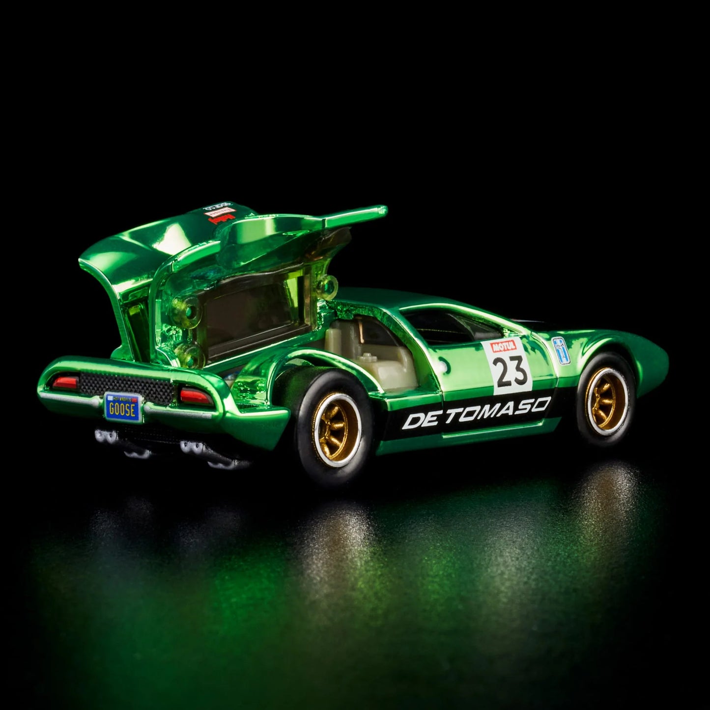 Hot Wheels De Tomaso Mangusta. RLC Deluxe. Green