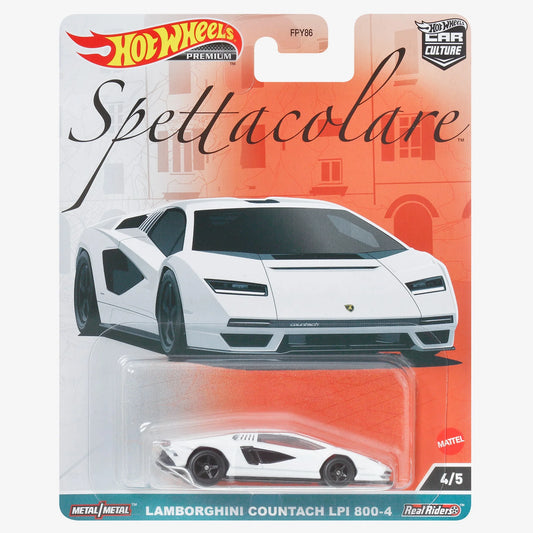 Hot Wheels Lamboghini Countach LPI 800-4. Premium. White