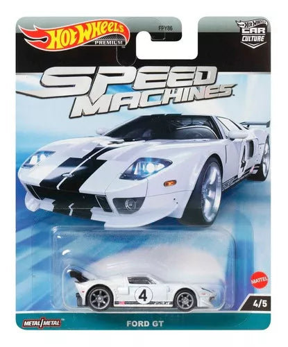 Hot Wheels Ford GT. Premium. White race