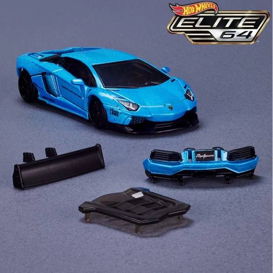 Hot Wheels Lamborghini Aventador LP 700 LBWK. Elite. Blue race
