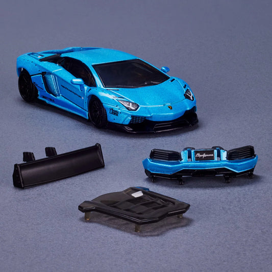 Hot Wheels Lamborghini Aventador LP 700 LBWK. Elite. Blue race