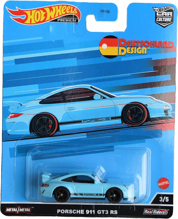 Hot Wheels Porsche 911 GT3. Premium. Blue