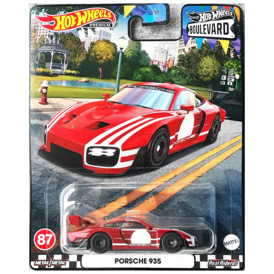 Hot Wheels Porsche 935. Premium. Red race