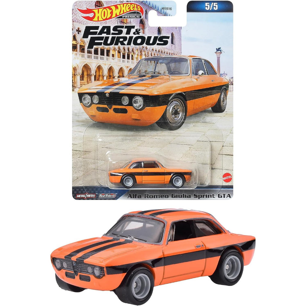 Hot Wheels Alfa Romeo Giulia. Premium. Orange