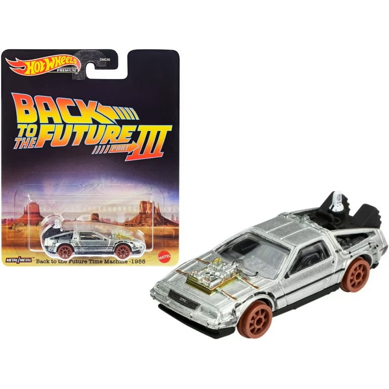 Hot Wheels DeLorean Back To The Future Part III. Premium. Silver