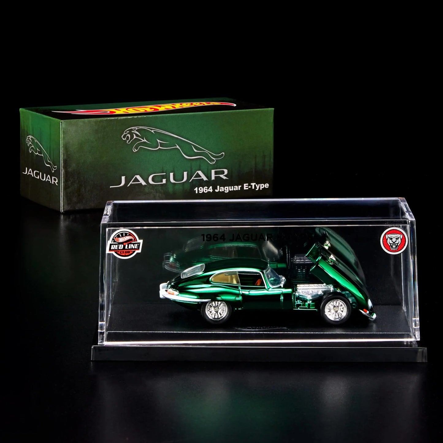 Hot Wheels Jaguar E-type. RLC Deluxe. Green