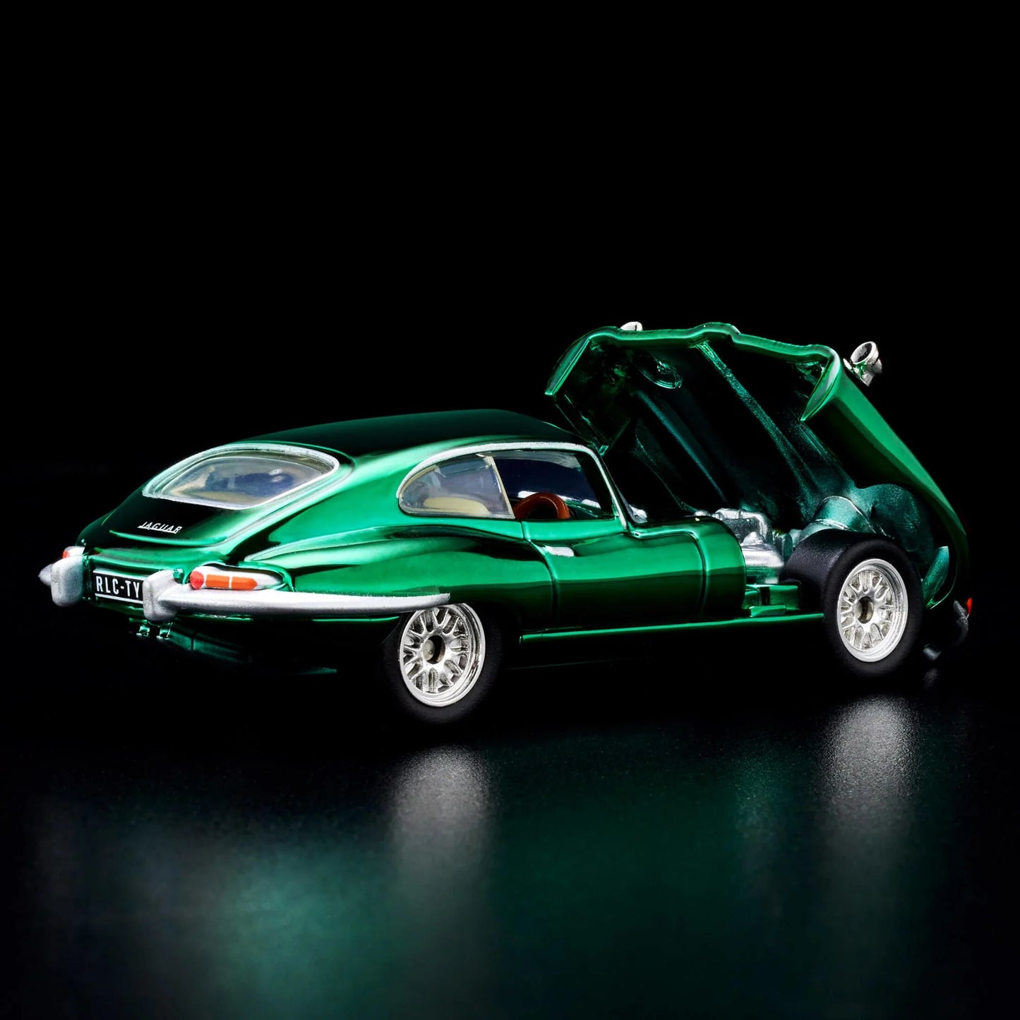 Hot Wheels Jaguar E-type. RLC Deluxe. Green