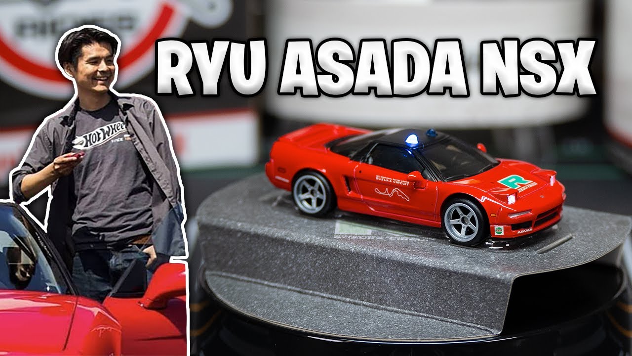 Hot Wheels Honda NSX Ryu Asada. SDCC. Red