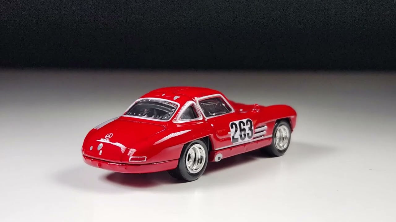 Hot Wheels Mercedes 300sl. Premium. Red