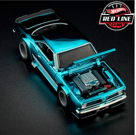 Hot Wheels Plymouth 1968 Custom Barracuda. RLC std. Blue Metallic